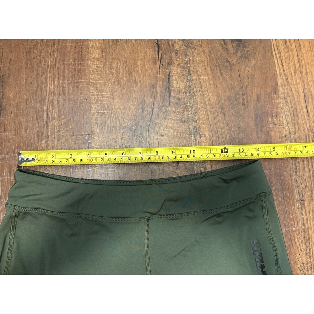 Virus Women Training Shorts CrossFit Fitness ARMY GREEN size Large - Picture 6 of 8